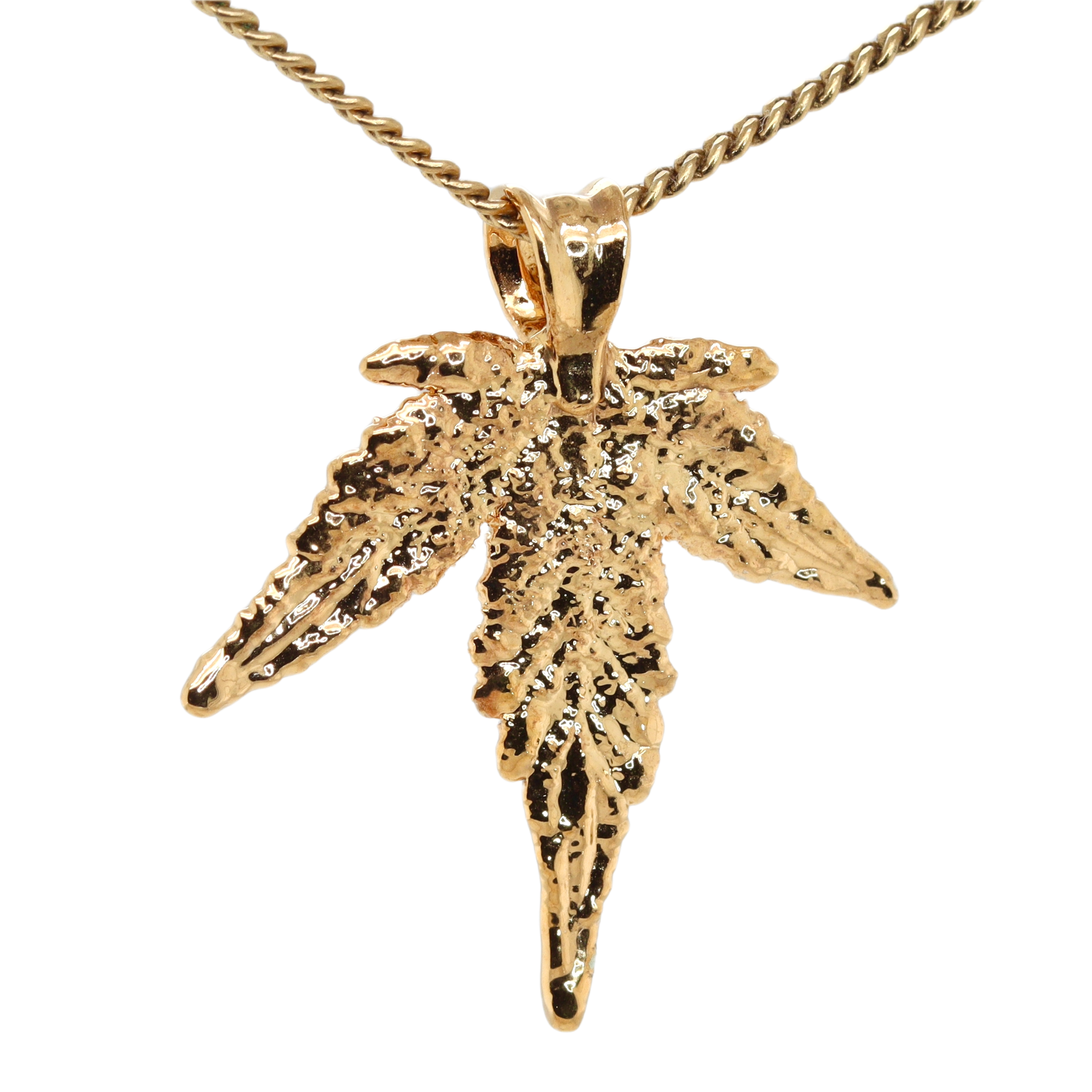 18k Plum OG Sugar Leaf with Ruby