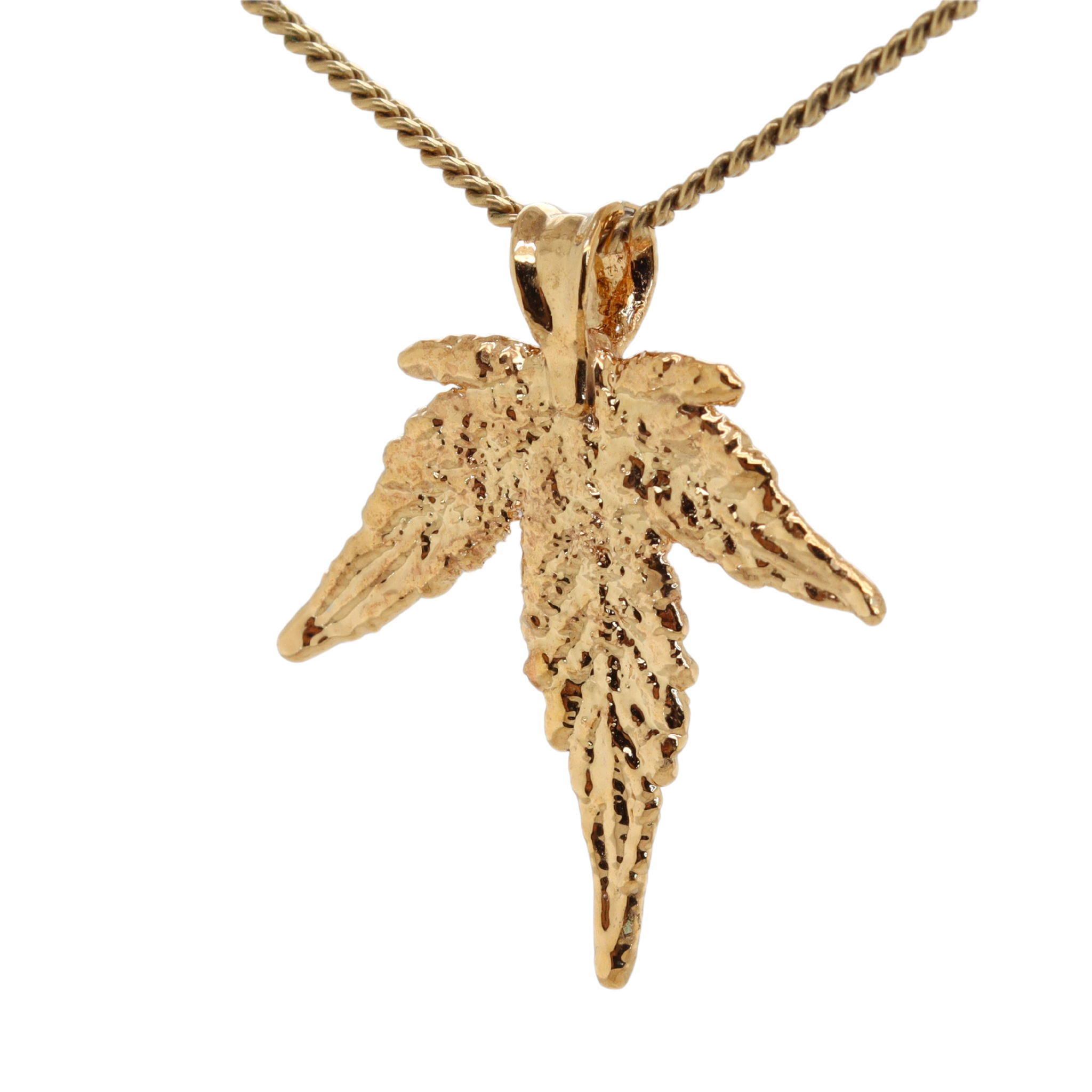18k Plum OG Sugar Leaf with Ruby