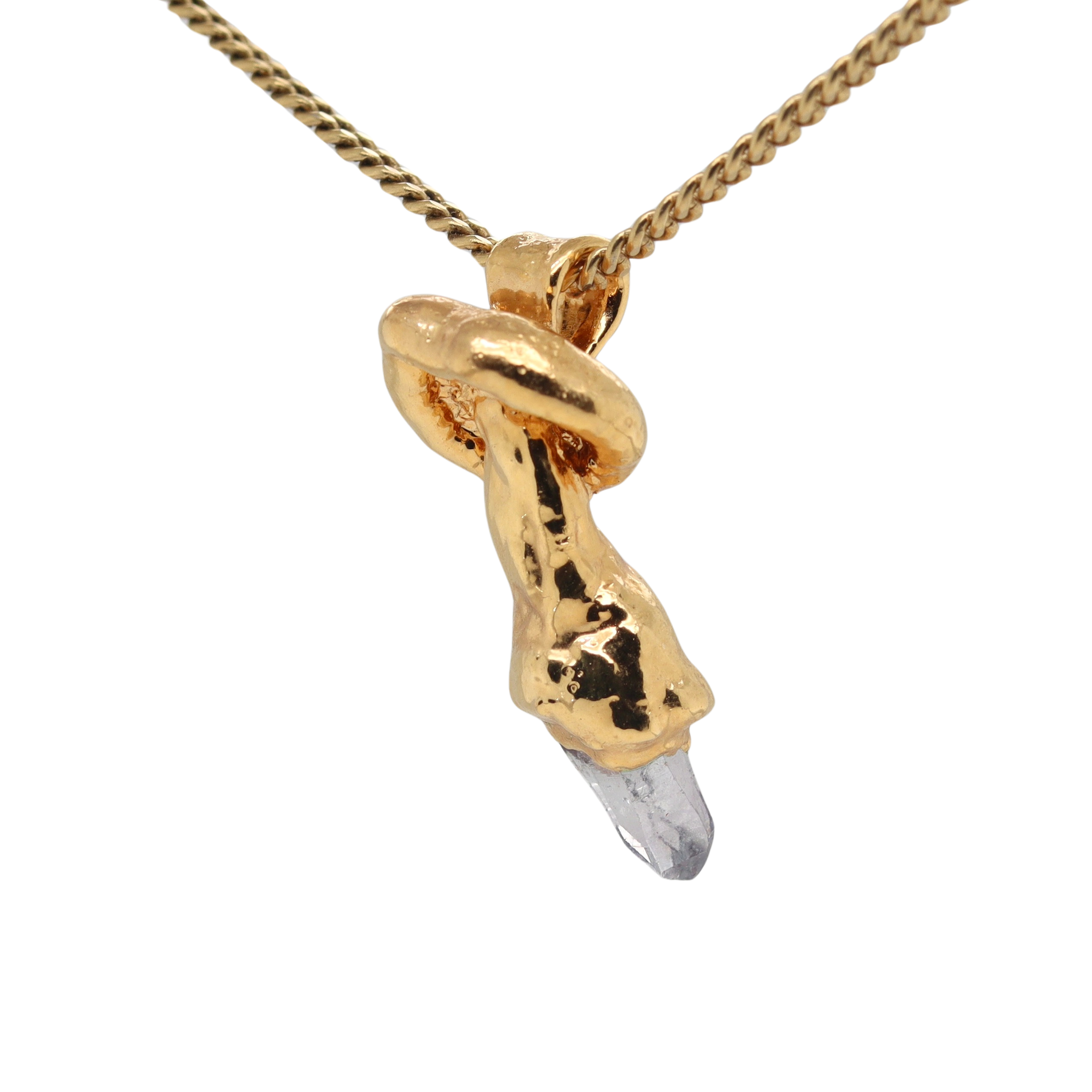 24k Special Collection Pendant with Amethyst