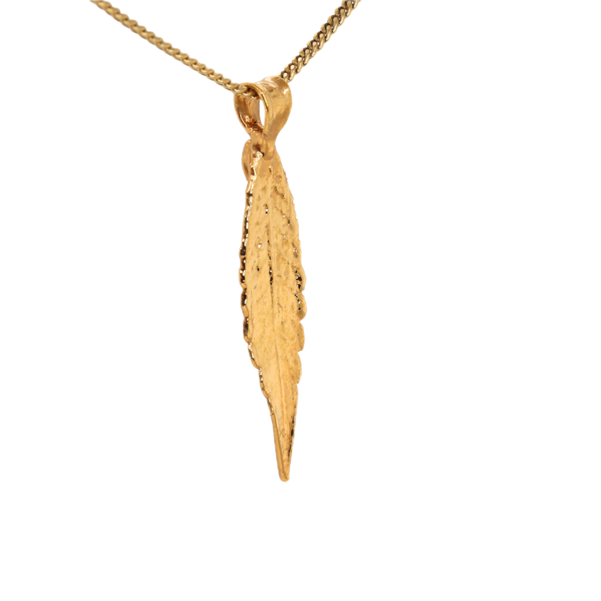 18k OG Leaf with Emerald