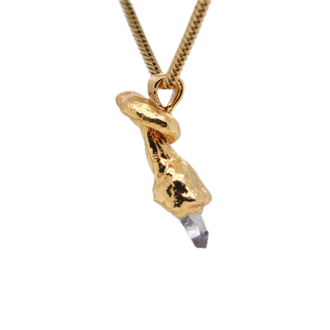 24k Special Collection Pendant with Amethyst