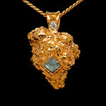 Load image into Gallery viewer, 24k Runtz Bud with Topaz and White Sapphire
