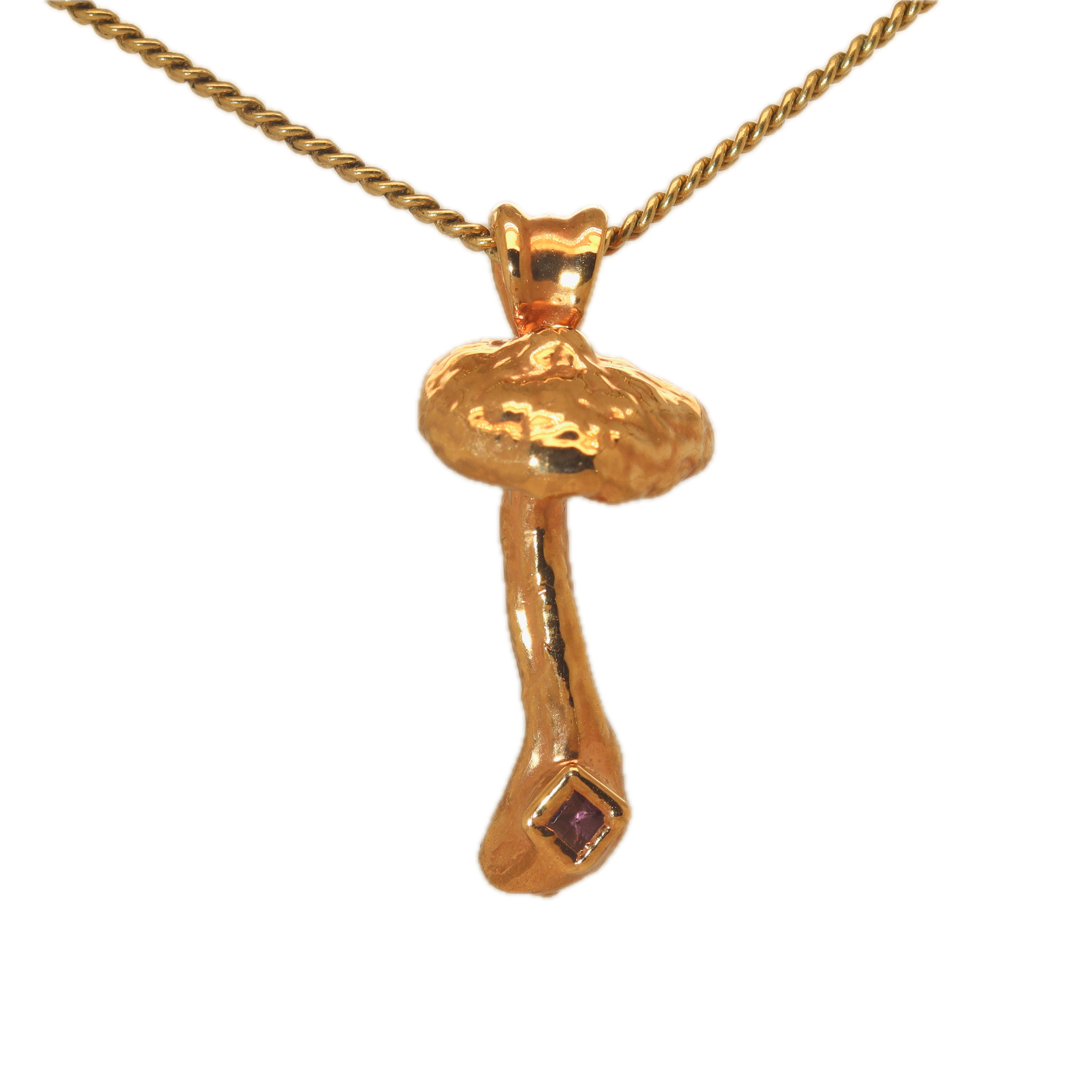 18k Special Collection Pendant with Ethiopian Opal - Ras Boss