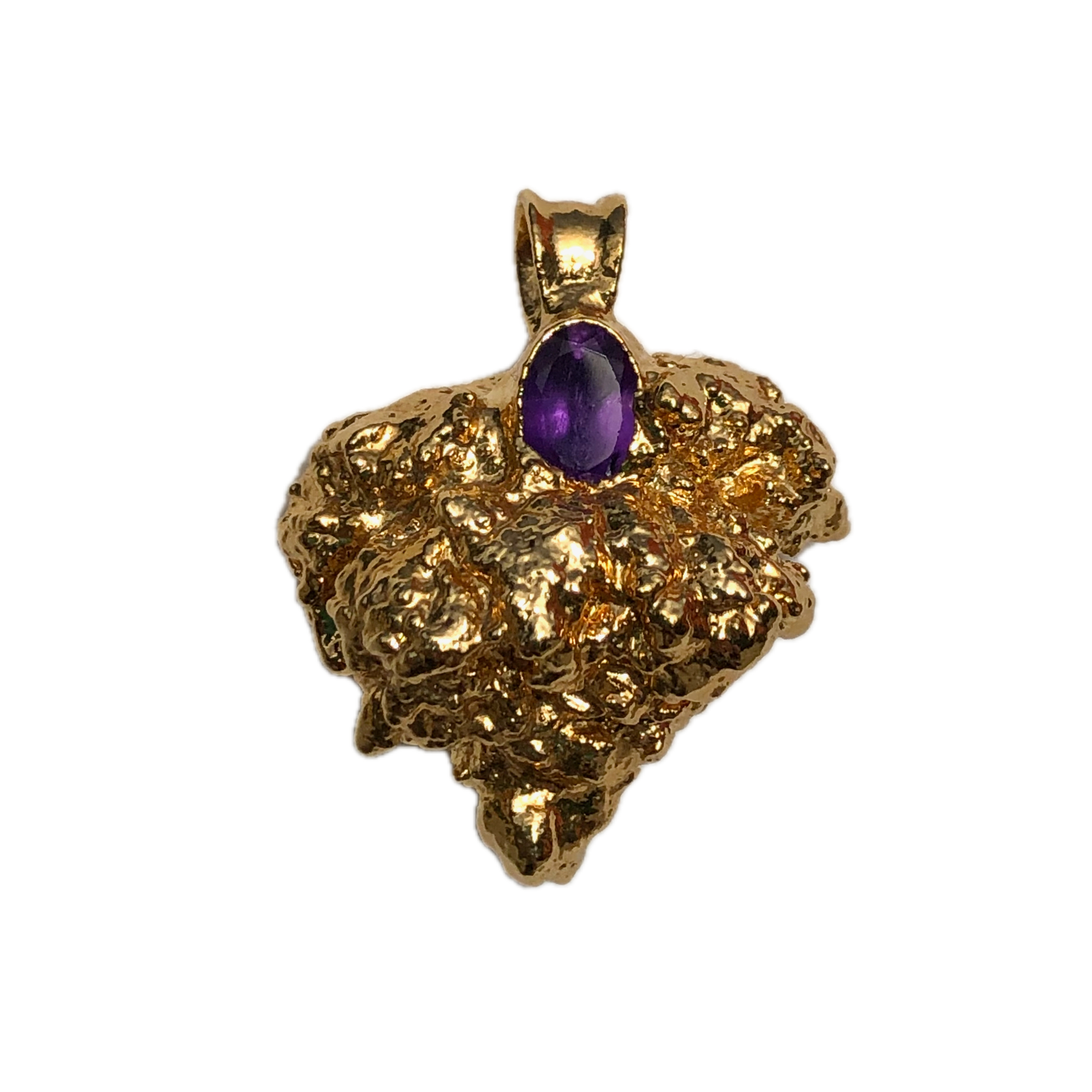 18k OG bud with Amethyst - Ras Boss