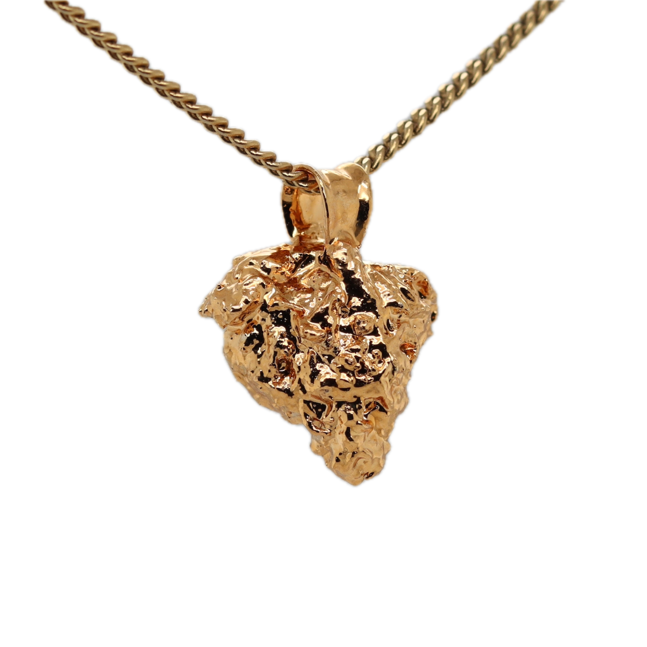 Real Gold Bud Pendant | Tej Strain Cannabis Jewelry with Tourmaline