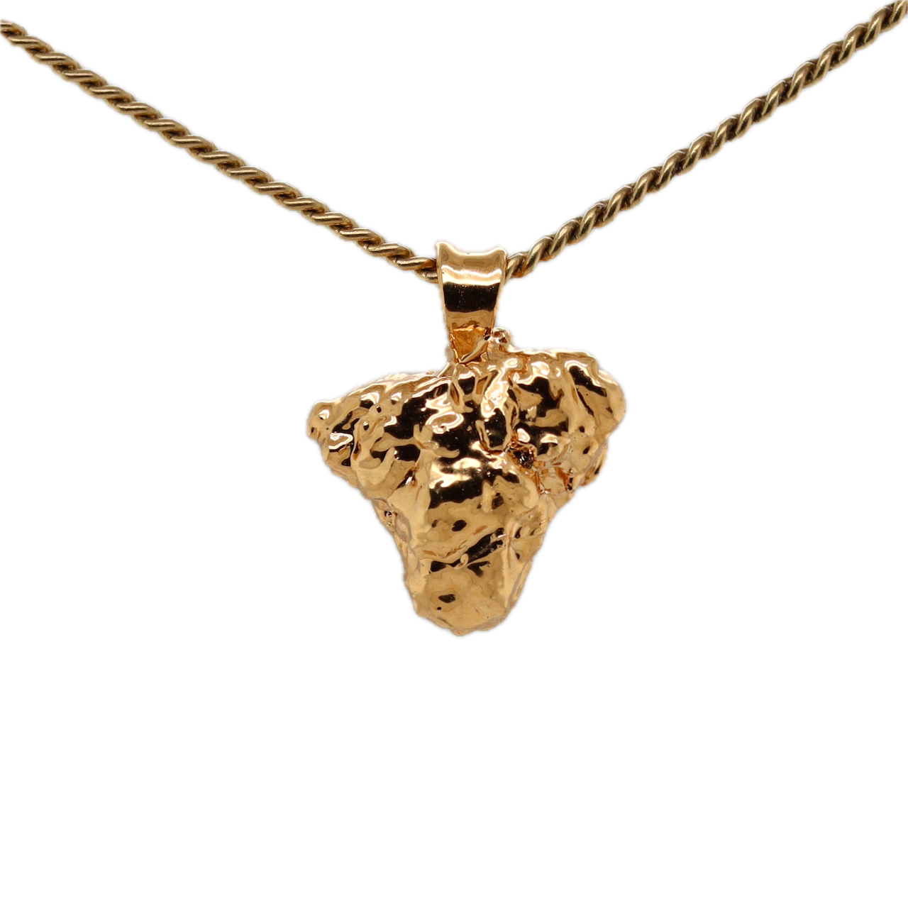 Real Gold Bud Pendant | Afe Negus Strain Cannabis Jewelry