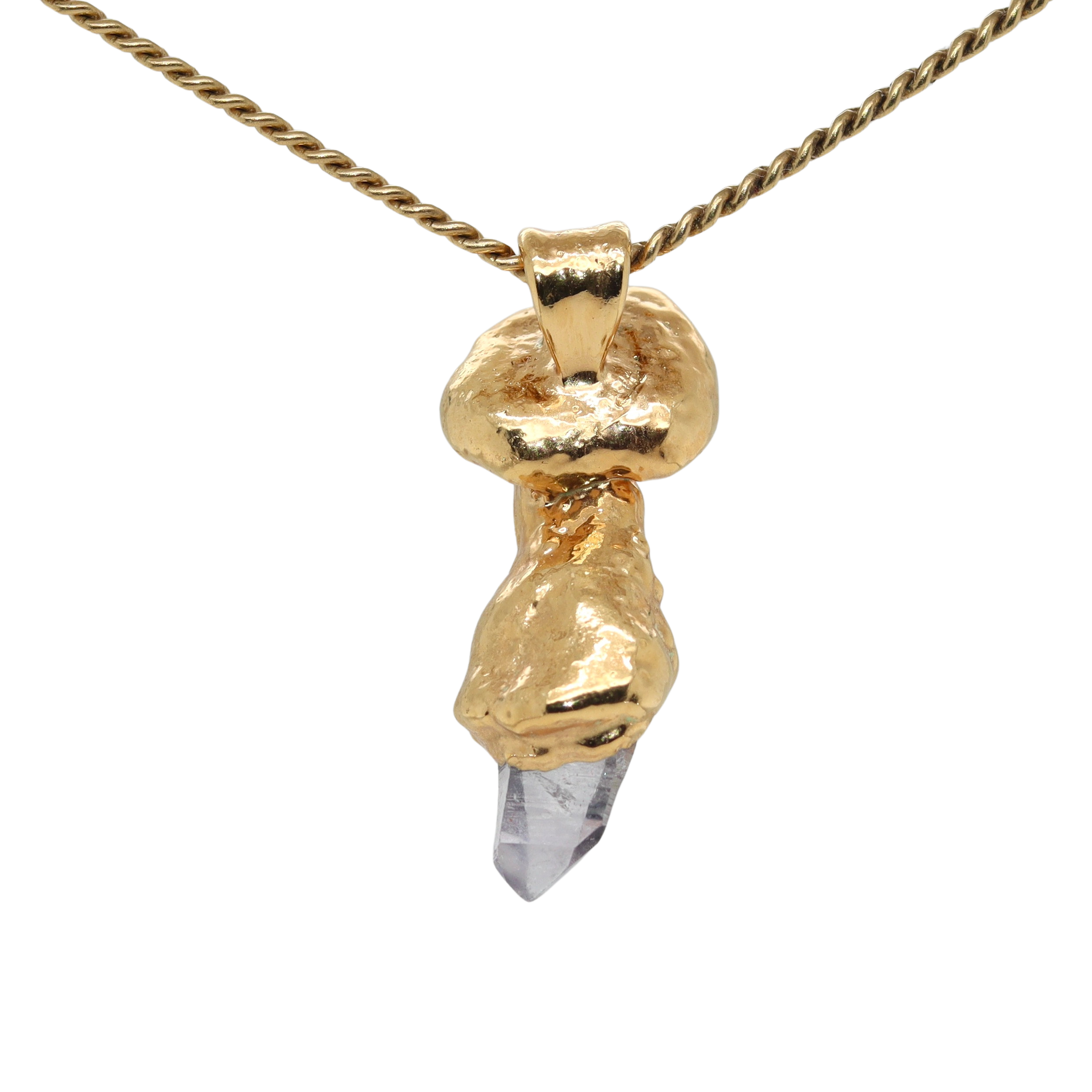24k Special Collection Pendant with Amethyst