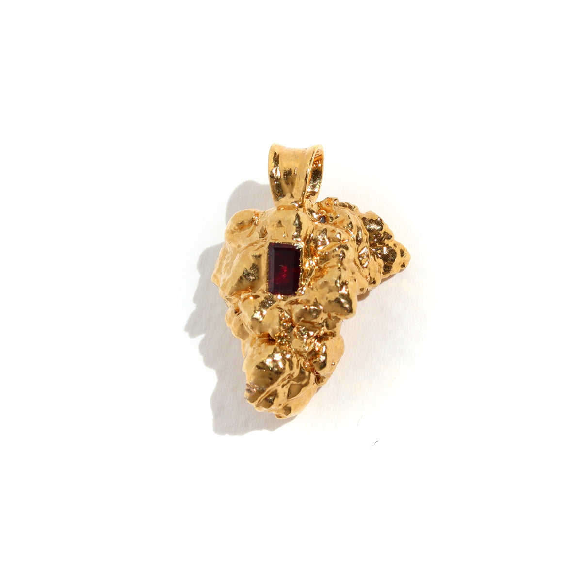 24k Tej bud with Garnet