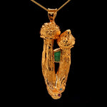 Load image into Gallery viewer, 18k Special Collection Pendant with Emerald, Opal, Ruby
