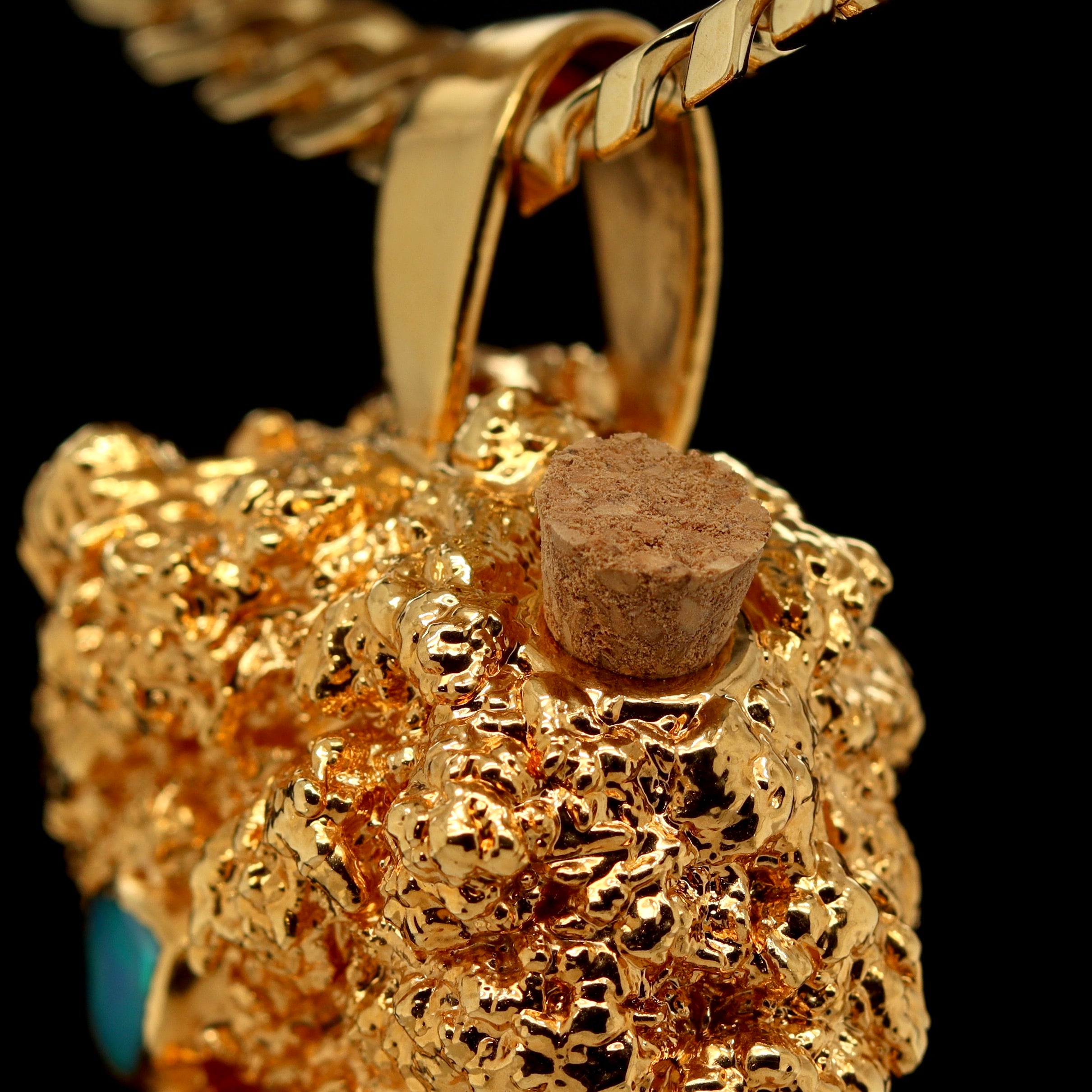 24k Dirty Z Bud with Ethiopian Opals and seed vial