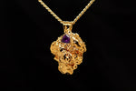 Load image into Gallery viewer, 24k Gelato Bud with Amethyst
