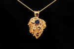 Load image into Gallery viewer, 24k Tej Bud with Tanzanite
