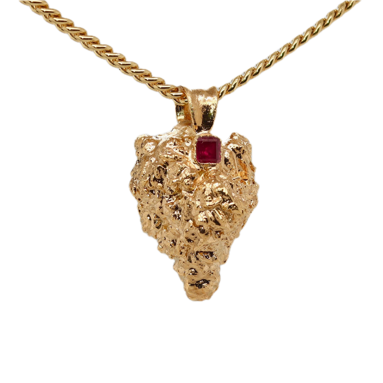 24k Axum bud with Ruby