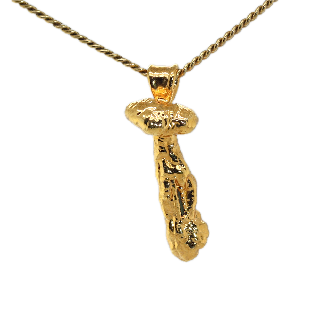 24k Special Collection Pendant with Tourmaline