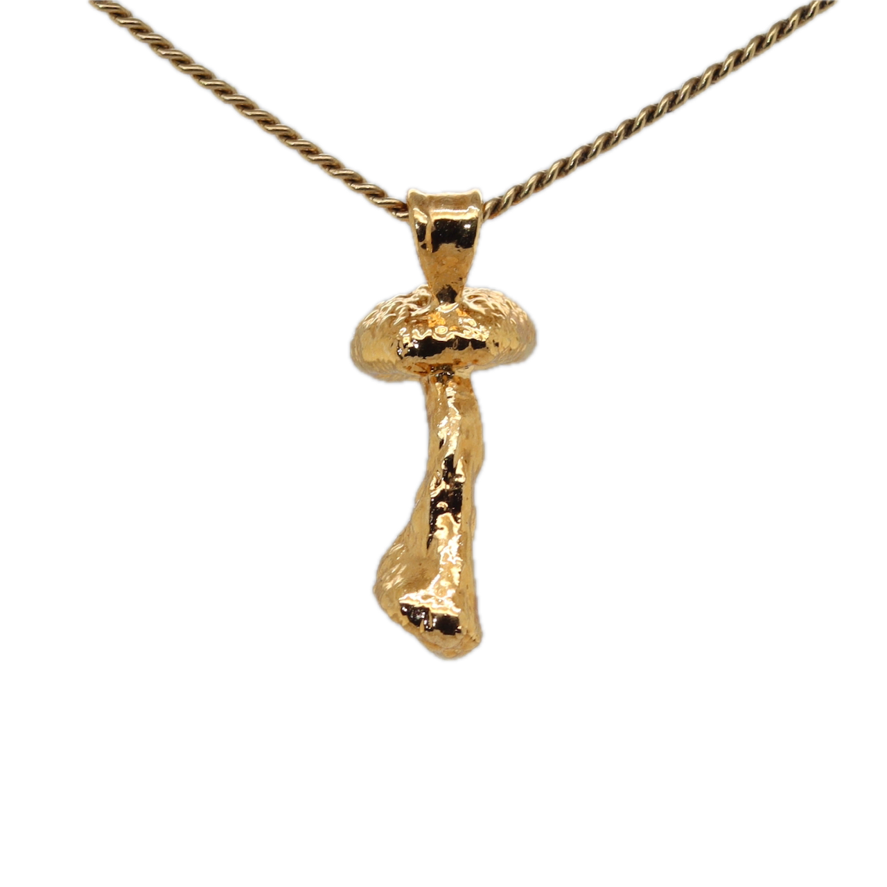 24k Special Collection Pendant with Emerald