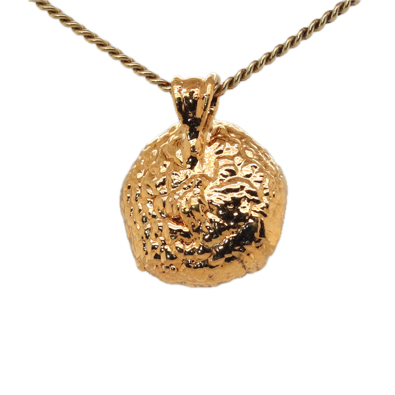 24k Special Collection Cap Pendant with Emerald