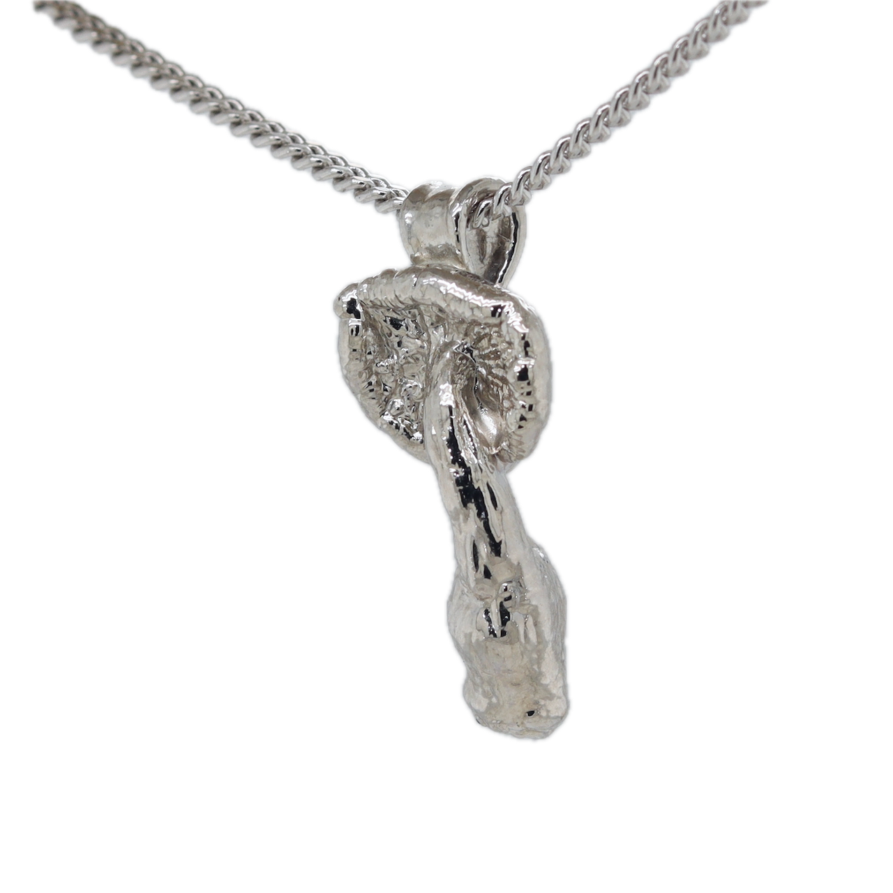 Platinum Special Collection Pendant with White Sapphire