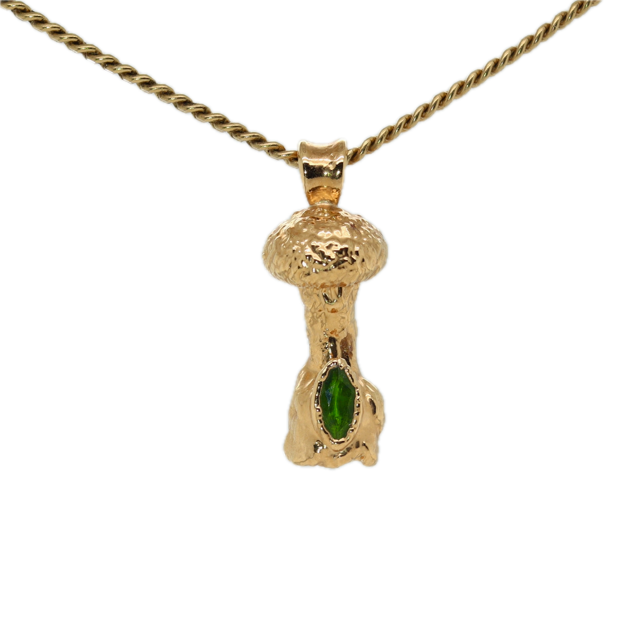 24k Special Collection Pendant with Tourmaline