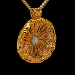 Load image into Gallery viewer, 24k Special Collection Cap Pendant with Ethiopian Opal
