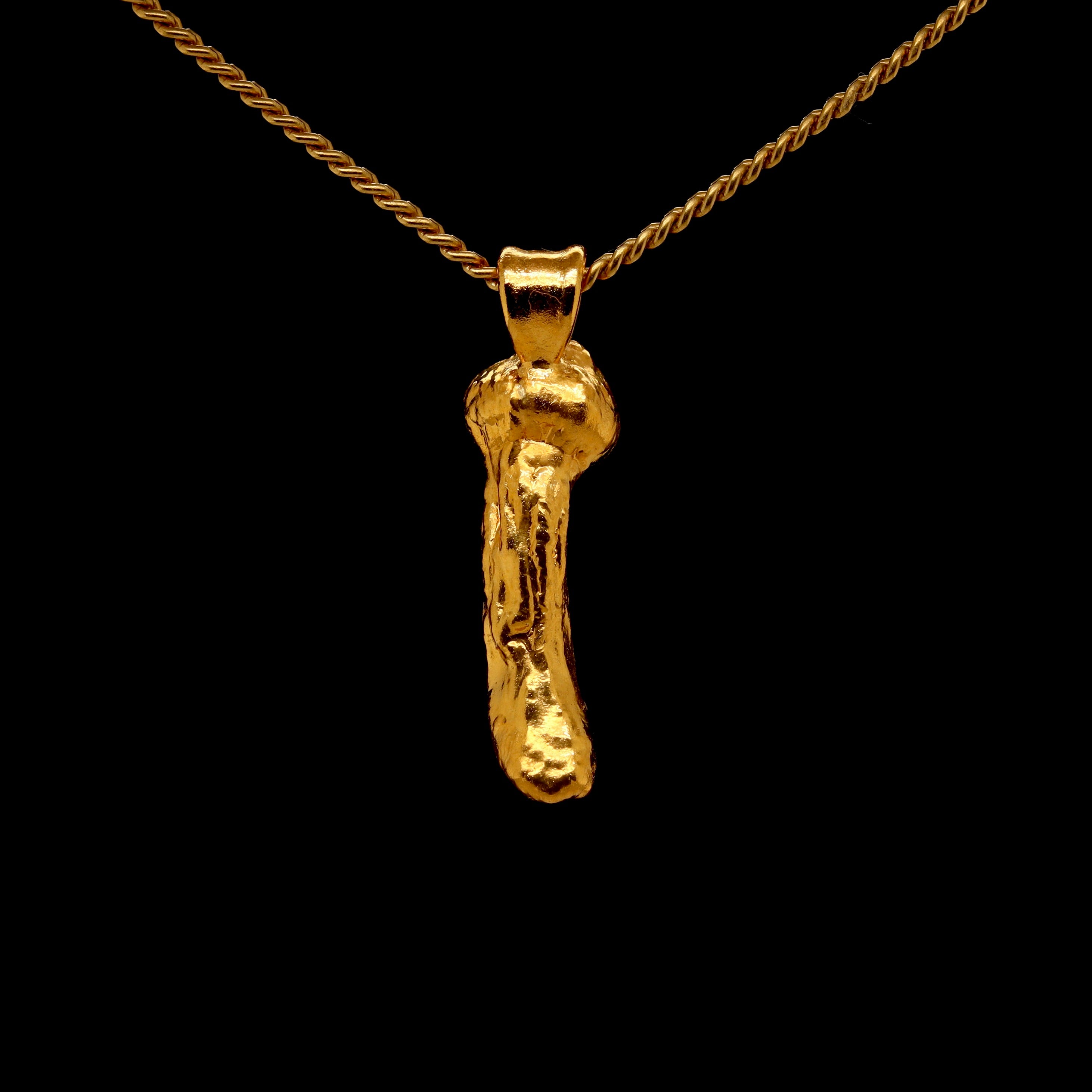 24k Special Collection Pendant with Herkimer Diamond