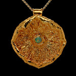 Load image into Gallery viewer, 24k Special Collection Cap Pendant with Ethiopian Opal
