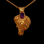 Load image into Gallery viewer, 24k Tangie Bud with Amethyst
