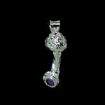 Load image into Gallery viewer, Platinum Special Collection Pendant with Amethyst
