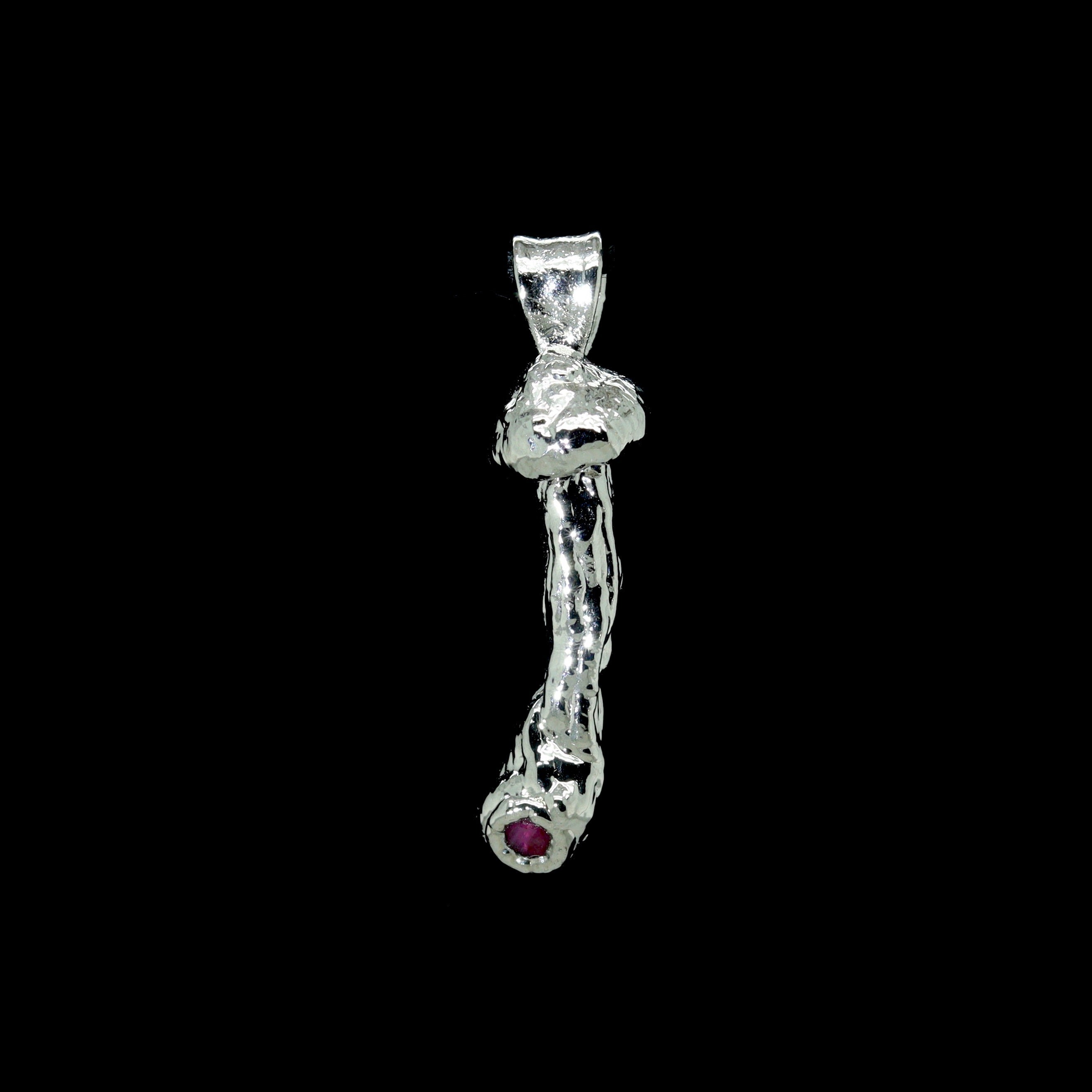 Platinum Special Collection Pendant with Ruby