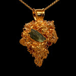 Load image into Gallery viewer, 24k Axum Bud with Moldavite
