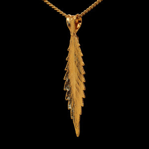 24k Runtz leaf with Herkimer Diamond