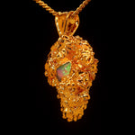 Load image into Gallery viewer, 24k Axum Bud with Ethiopian Opal
