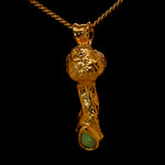 Load image into Gallery viewer, 24k Special Collection Pendant with Ethiopian Opal
