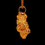 Load image into Gallery viewer, 24k Sunset Sherbet Bud with Ethiopian Opal &amp; Emerald
