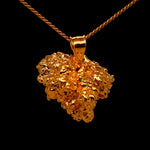 Load image into Gallery viewer, 24k OG Kush Bud with Peridot and Herkimer Diamond

