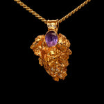 Load image into Gallery viewer, 24k Tangie Bud with Amethyst
