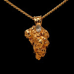 Load image into Gallery viewer, 24k OG Kush Bud with Herkimer Diamond
