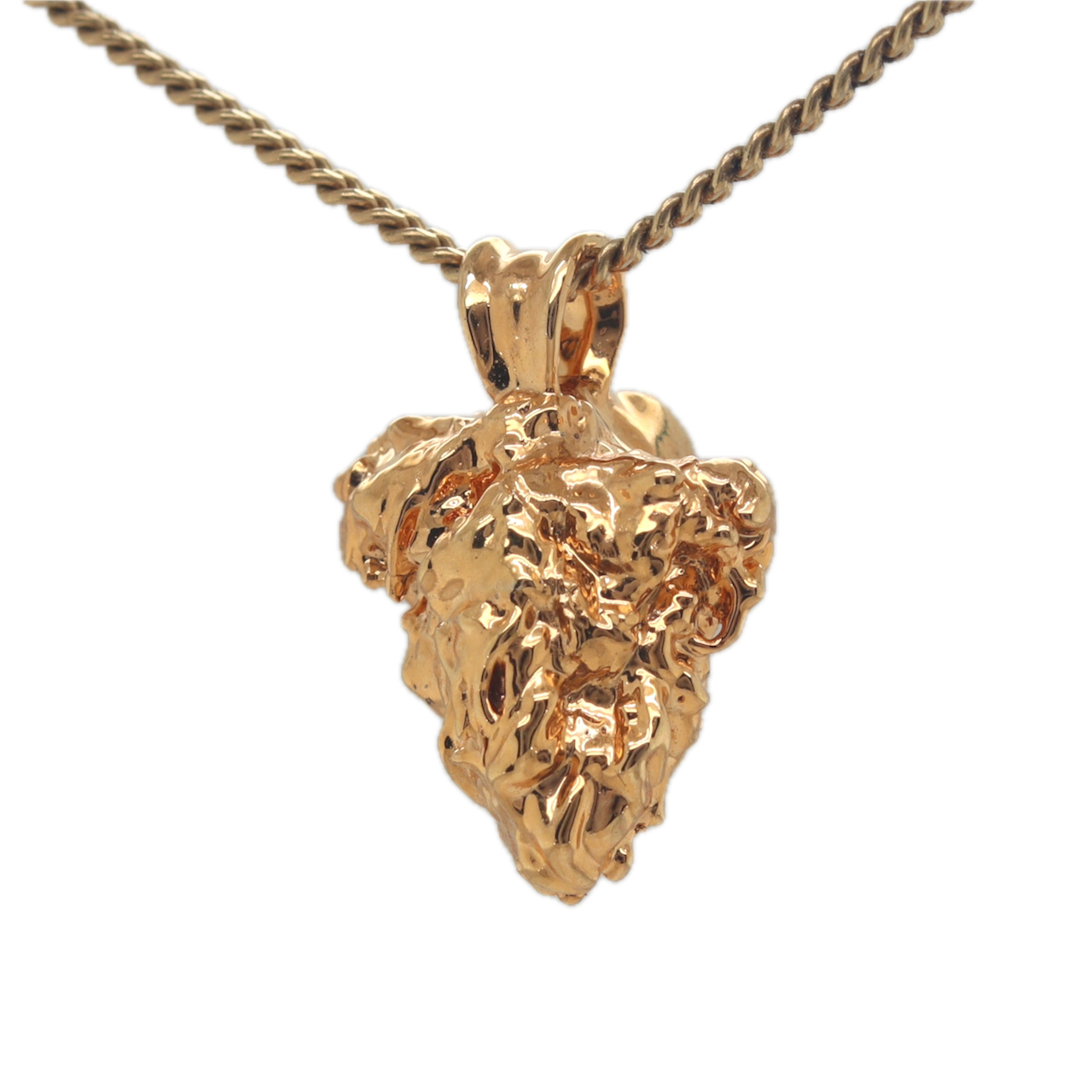 Real Gold Bud Pendant | OG Kush Cannabis Jewelry with Ethiopian Opal