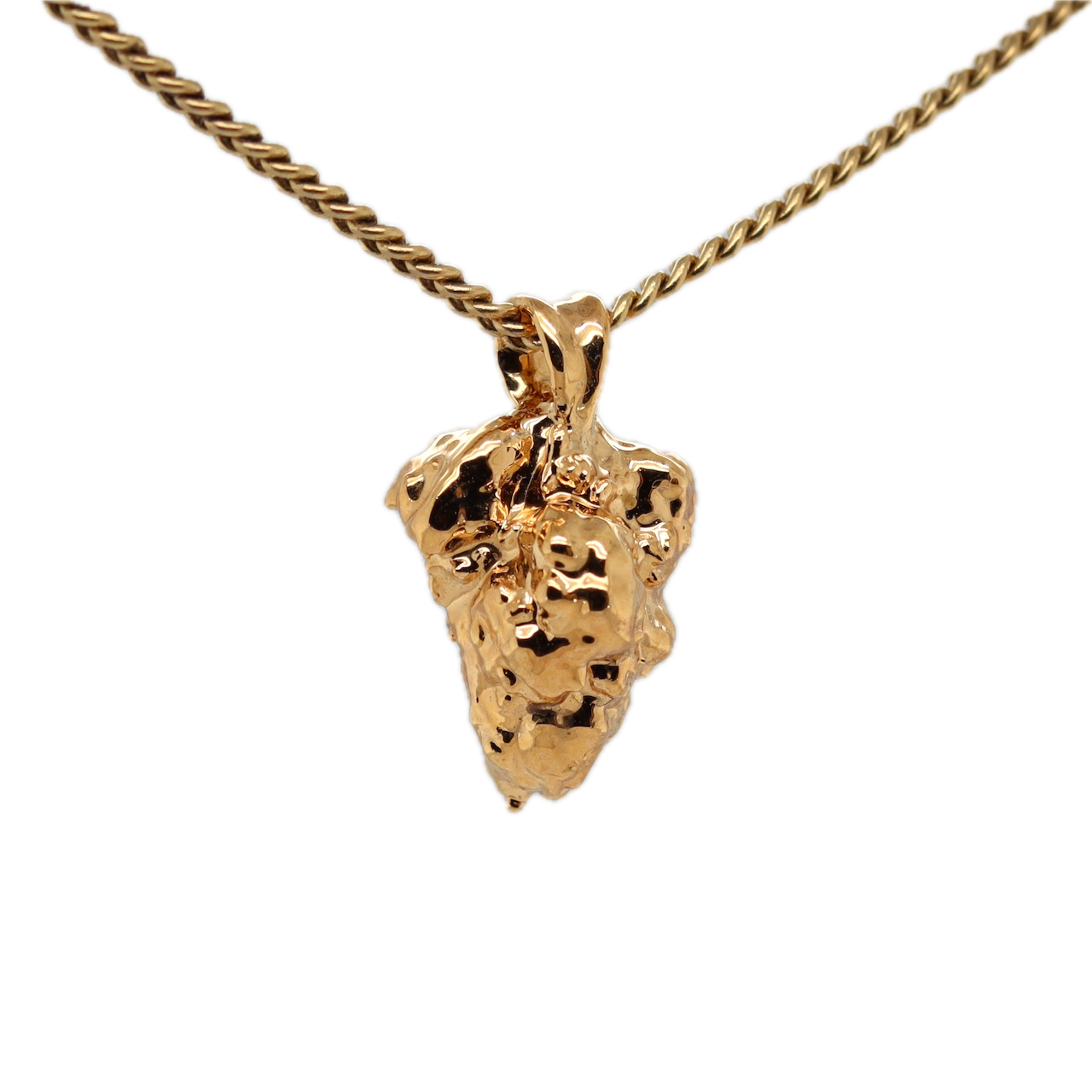 Real Gold Bud Pendant | Chem Strain Cannabis Jewelry