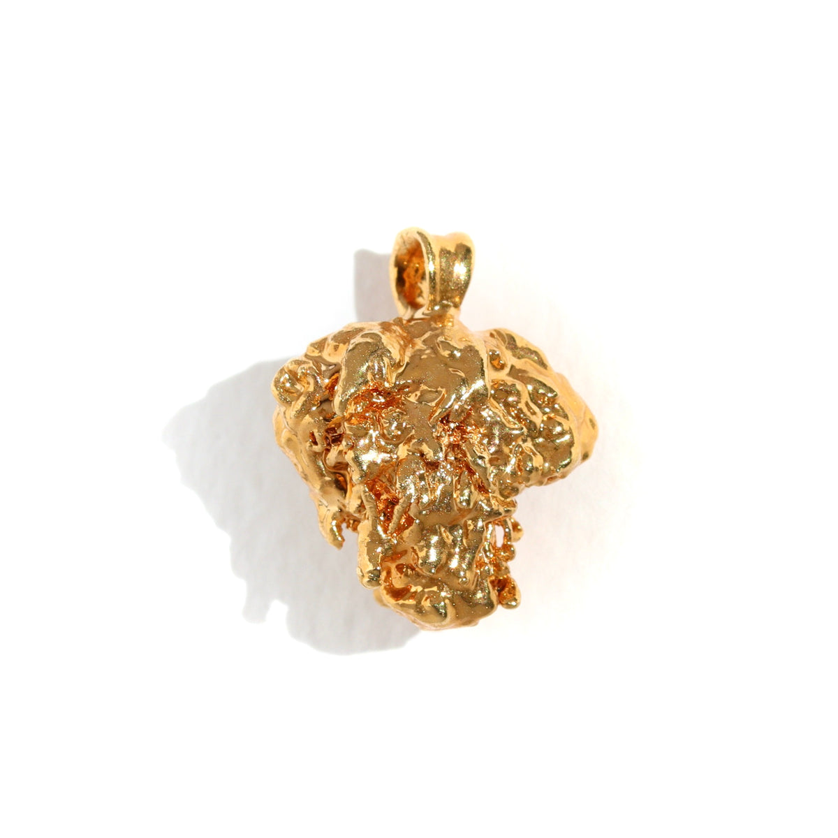 24k Afe Negus bud with Amethyst