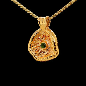 18k Special Collection Pendant with Chrome Diopside