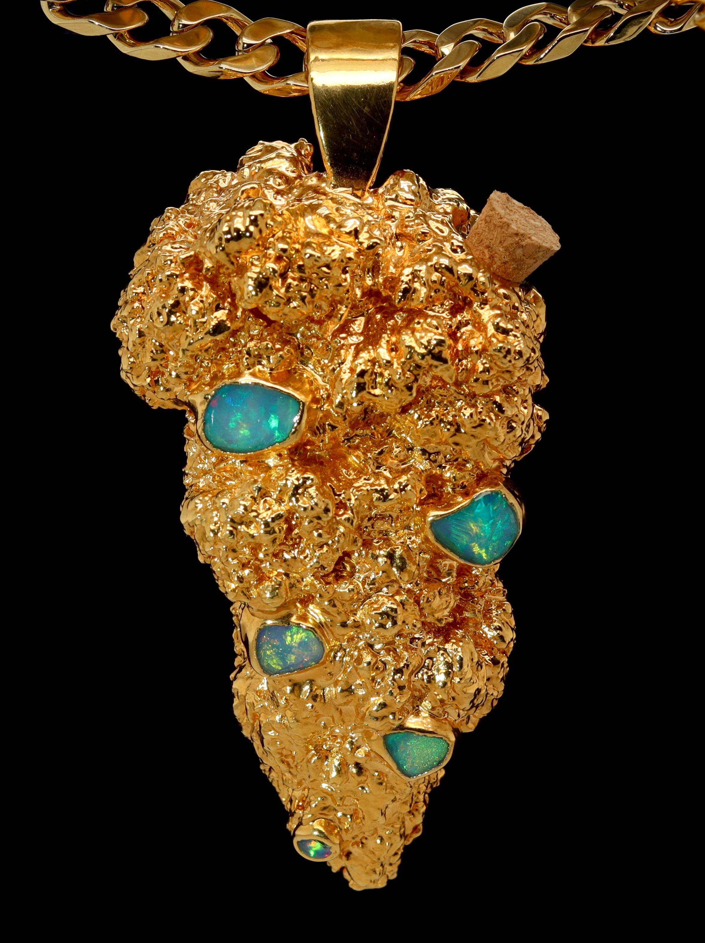 24k Dirty Z Bud with Ethiopian Opals and seed vial
